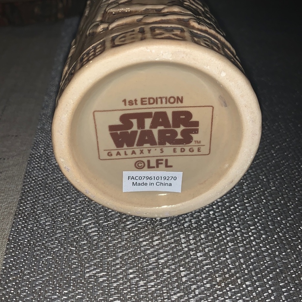 Disney Star Wars Galaxy's Edge Oga's Cantina Endor Tiki Mug First Edition.Last☝️ - Picture 6 of 6